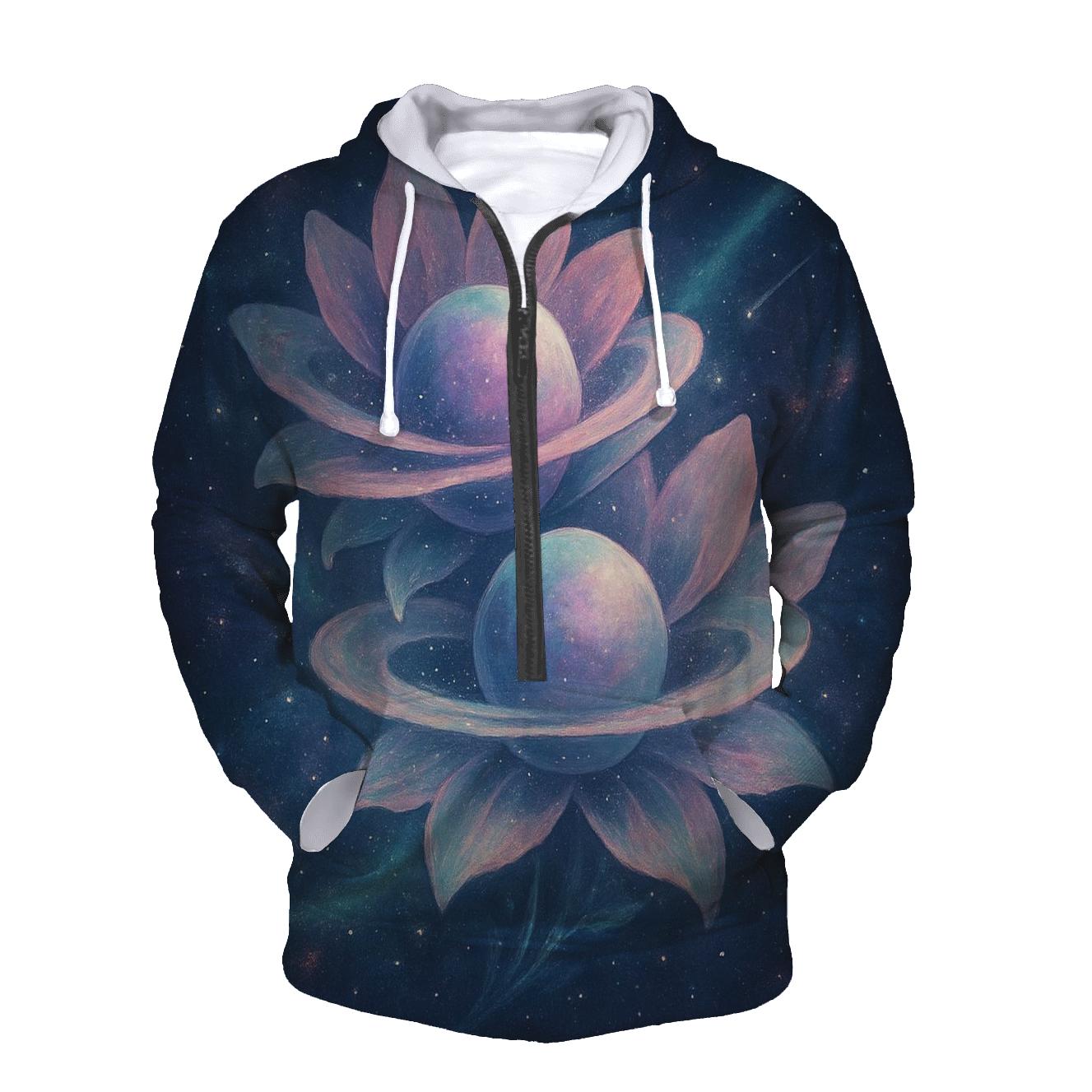 Binary Bloom heavyweight hoodies