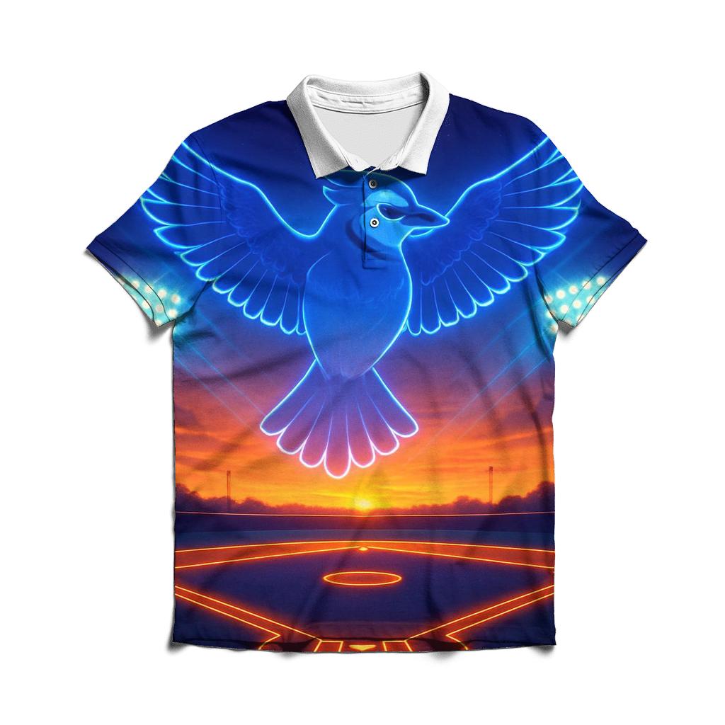 Blue Jays Diamond Glow casual sports polo shirts