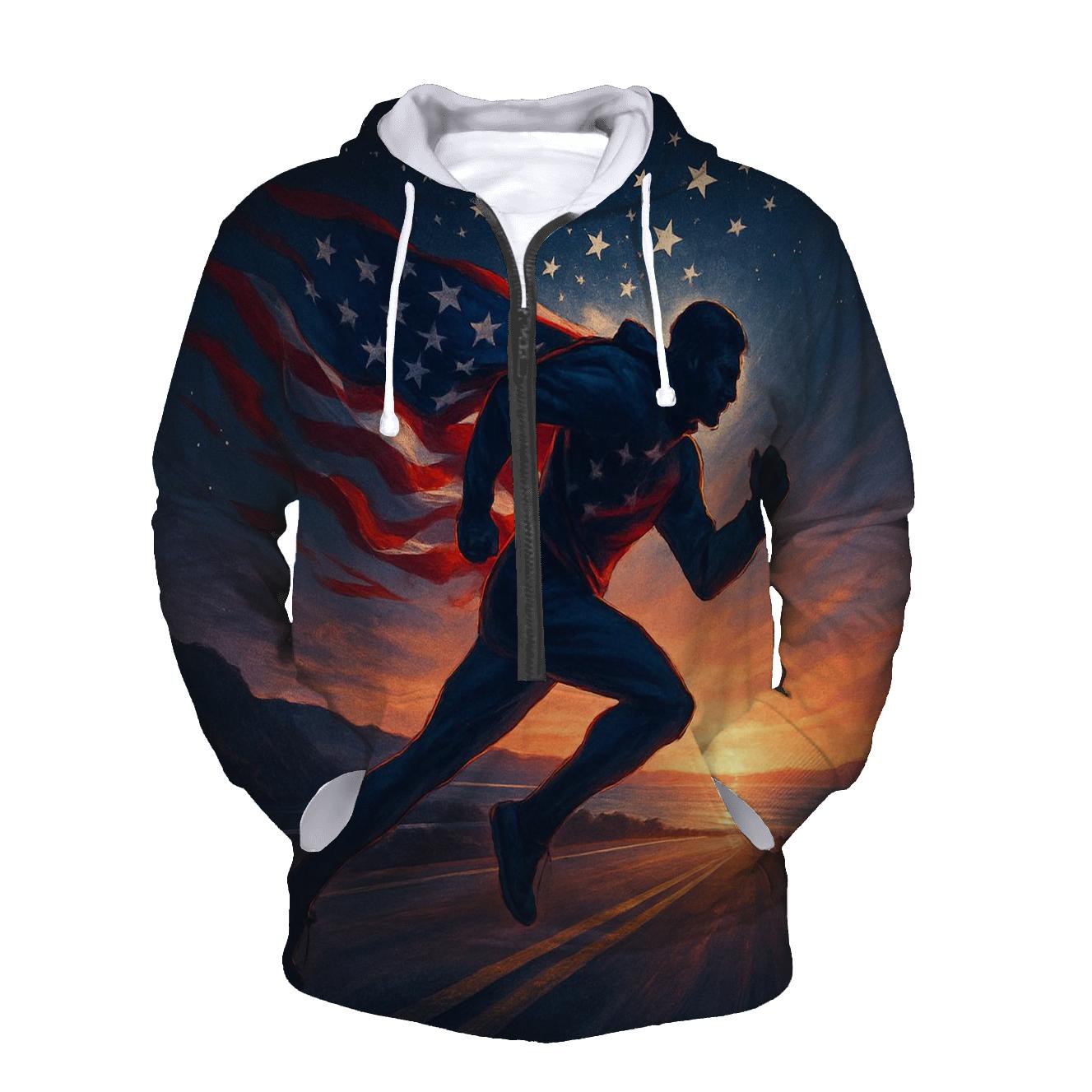 Constellation Banner Runner embroidered hoodies