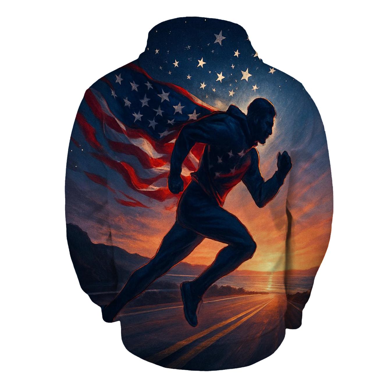 Constellation Banner Runner embroidered hoodies