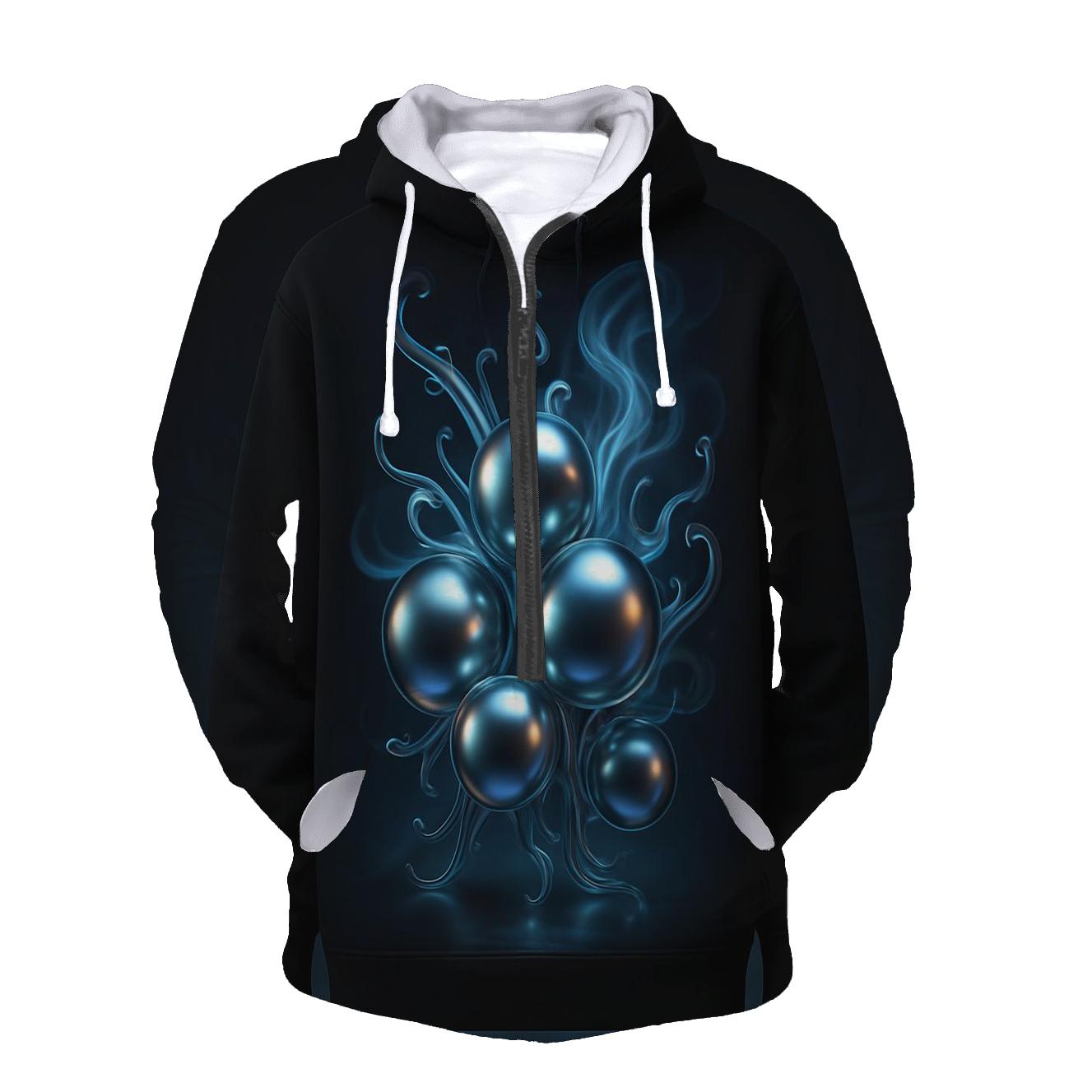 Mercury Bloom printed hoodies