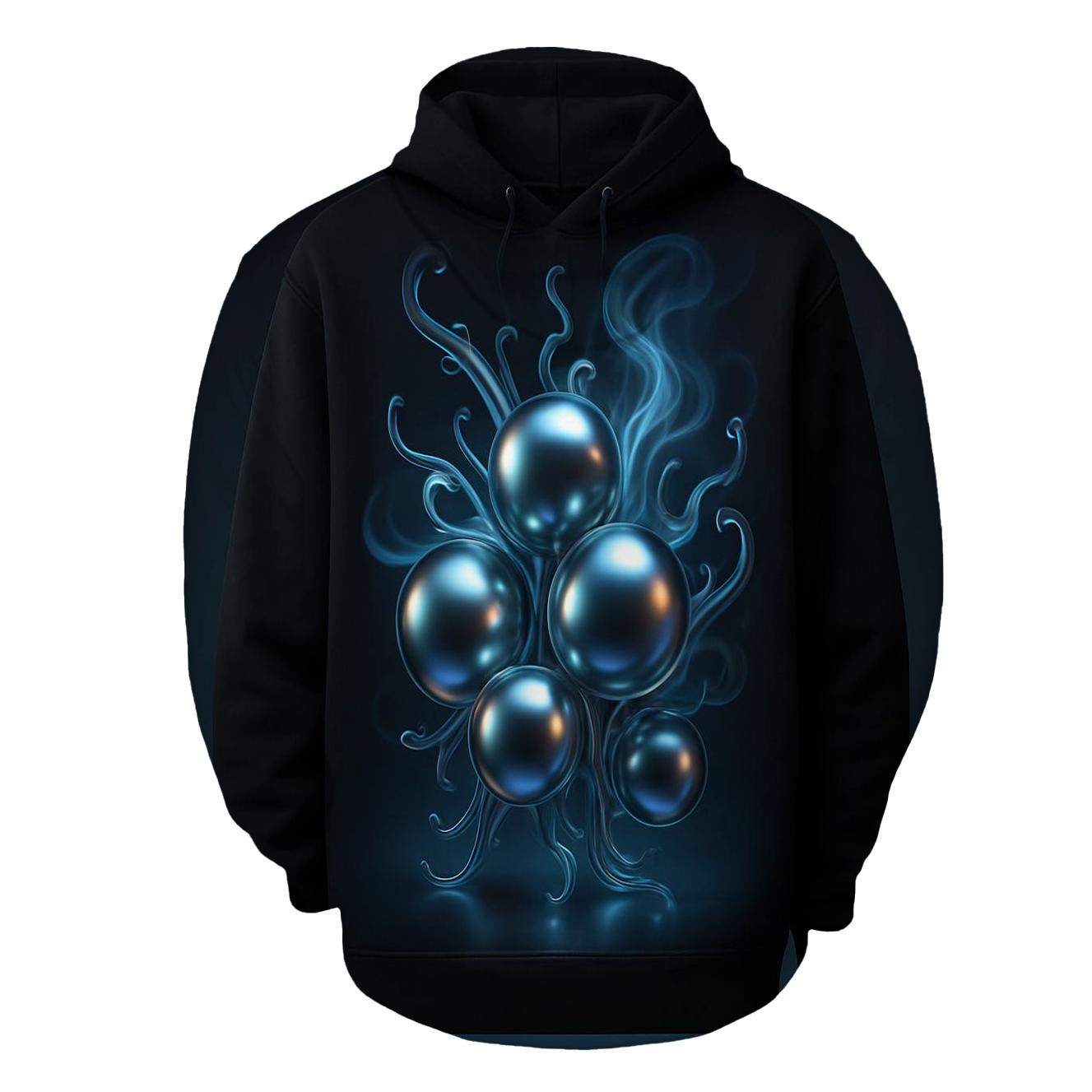 Mercury Bloom printed hoodies