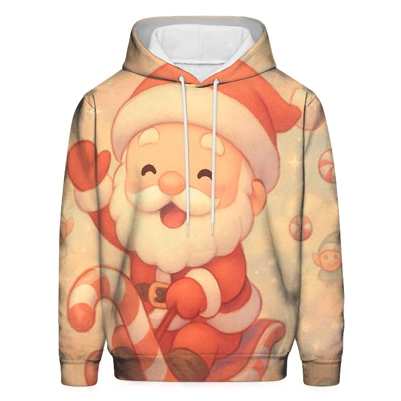 Chibi Candy Sleigh Santa hoodie designs