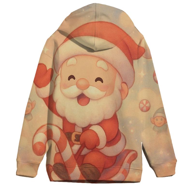 Chibi Candy Sleigh Santa hoodie designs