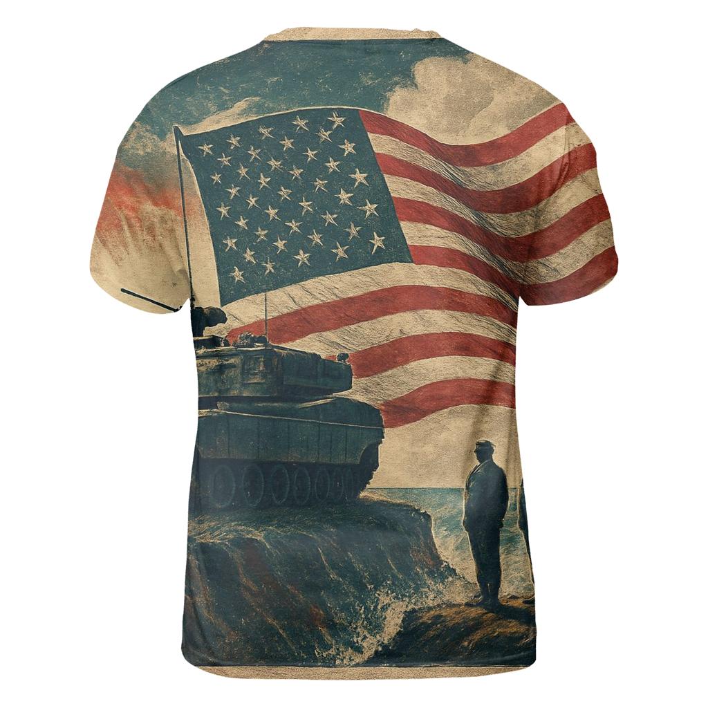 Guardian Flag Coastline creative print fashion shirts