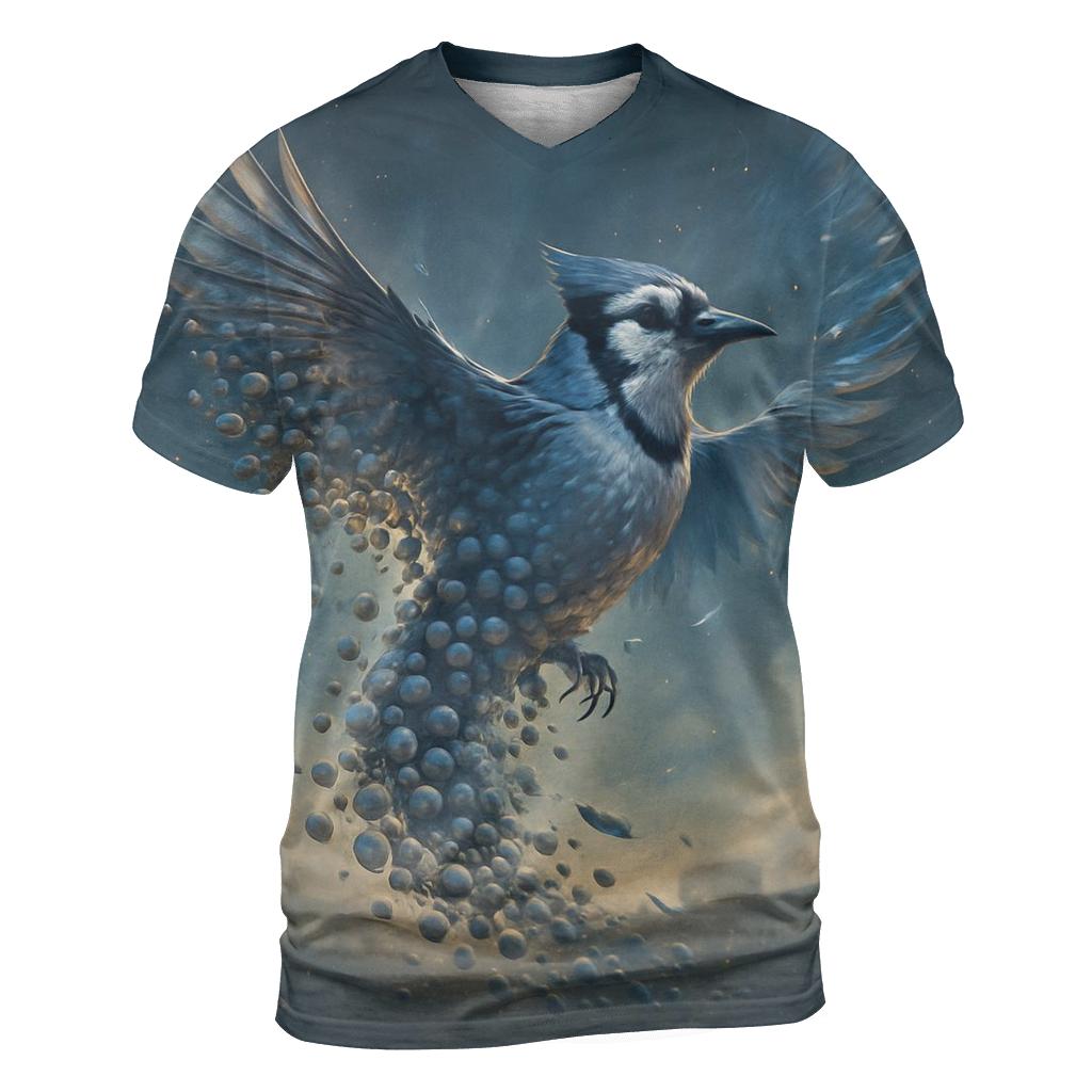 Feathered Victory Wing Blue Jays trendy printed shirt styles