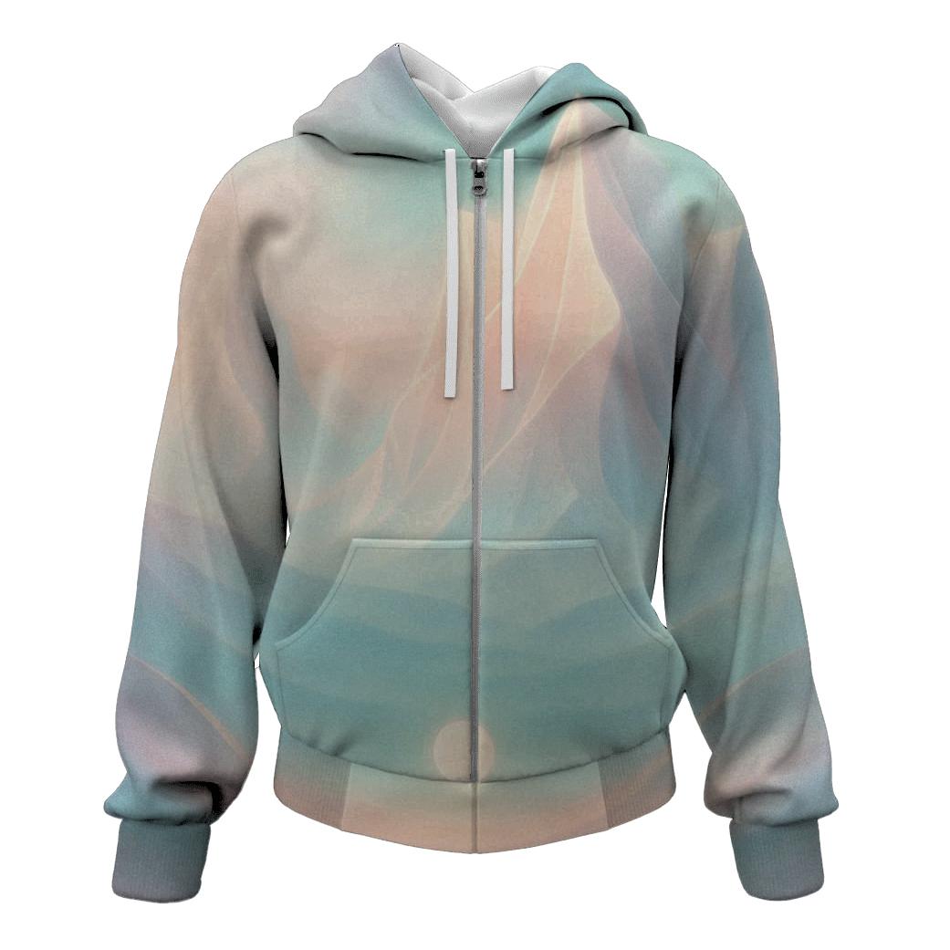 Pastel Mirage printed hoodies