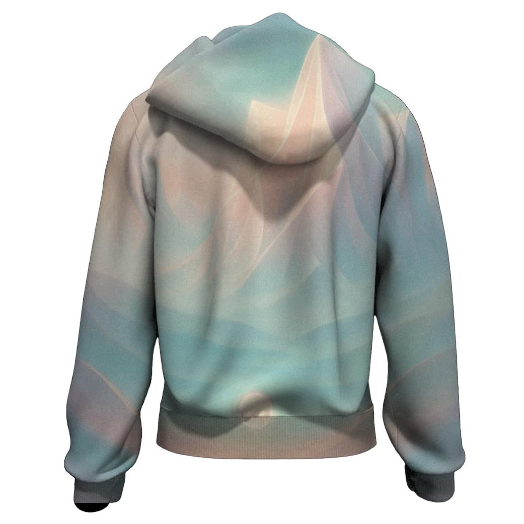 Pastel Mirage printed hoodies