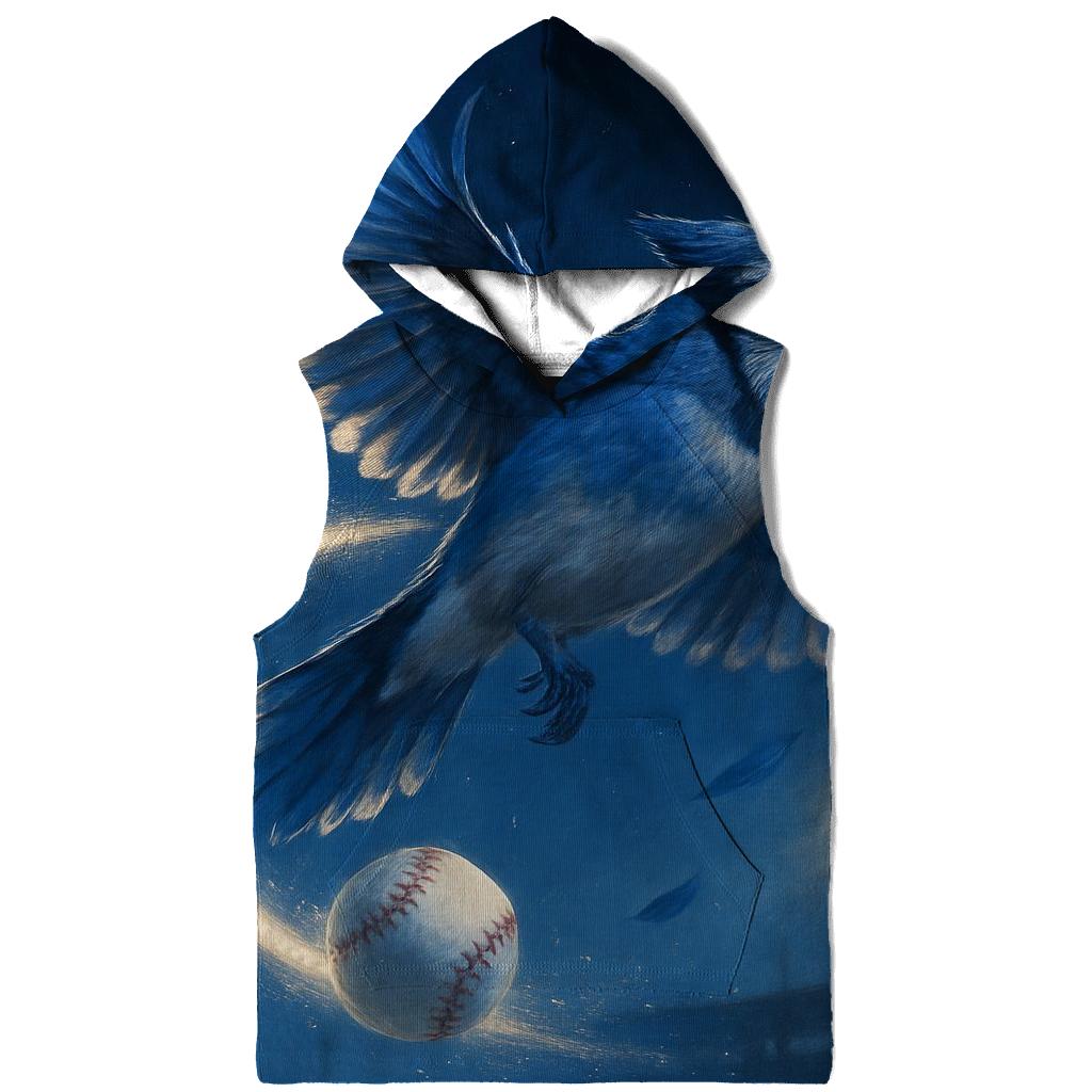 Blue Jays Flight Trail Hoodie embroidered hoodies