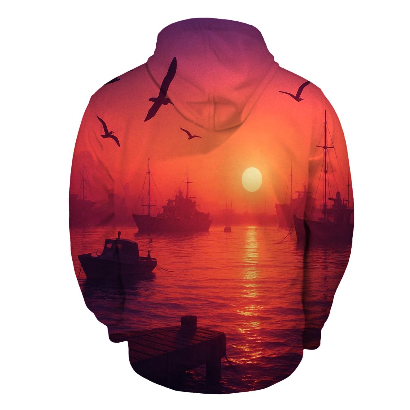 Crimson Harbor Lumen hoodies fashion