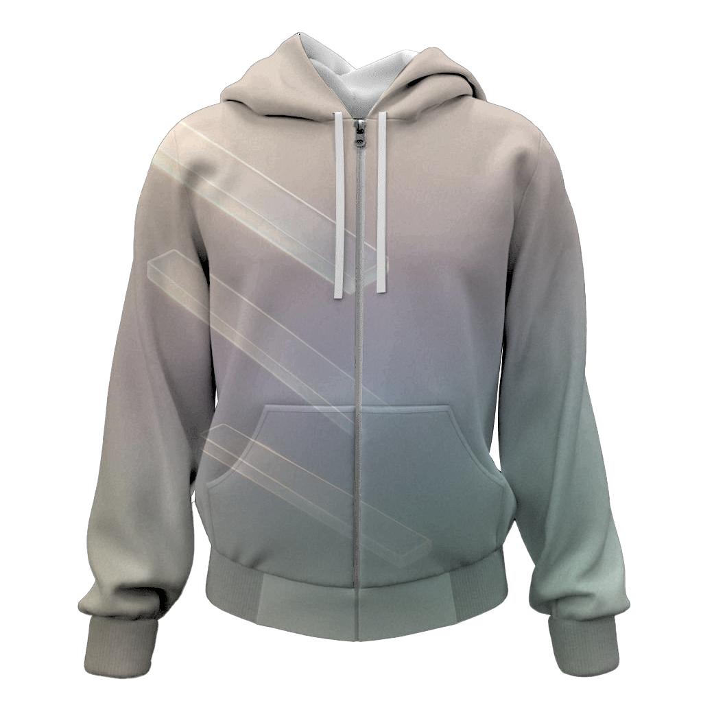 Iridescent Driftwood zip-up hoodies