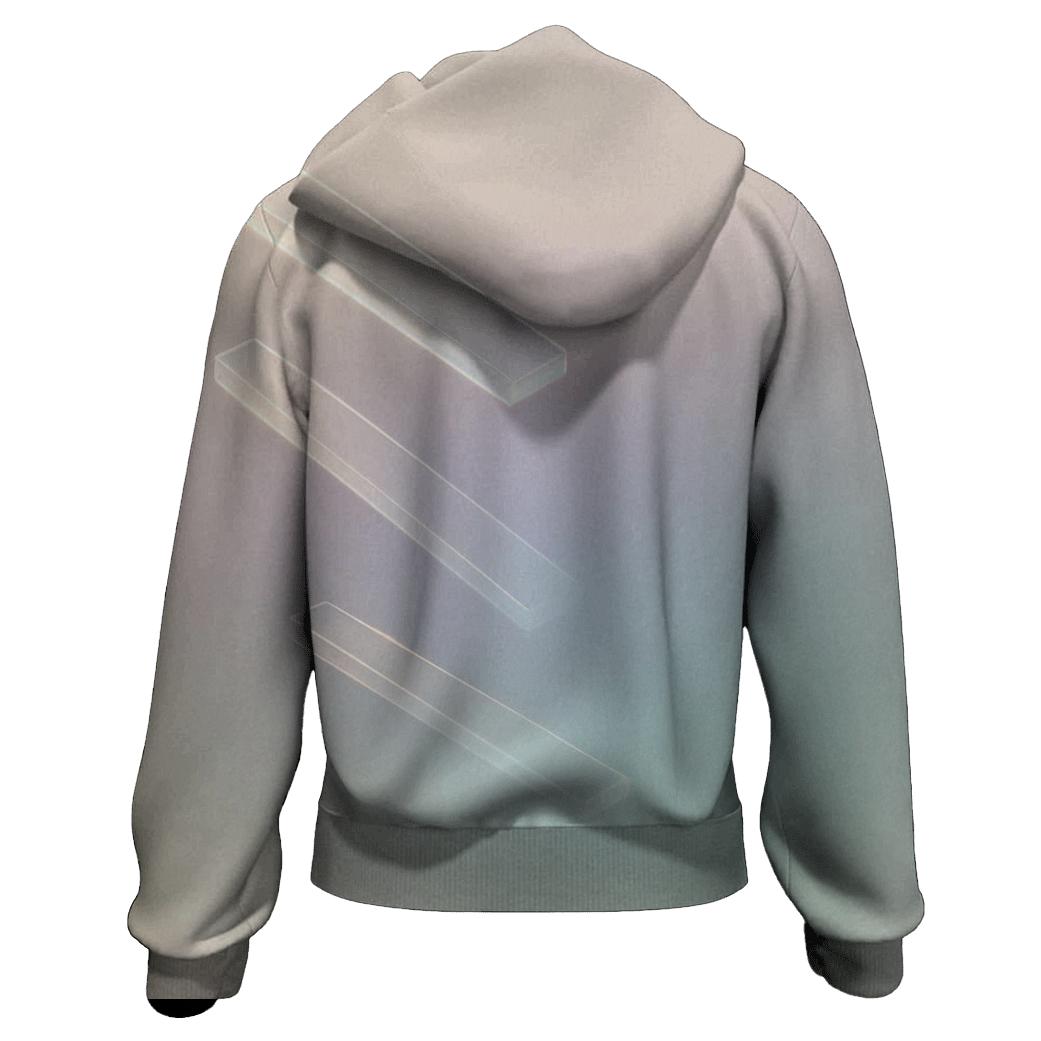 Iridescent Driftwood zip-up hoodies