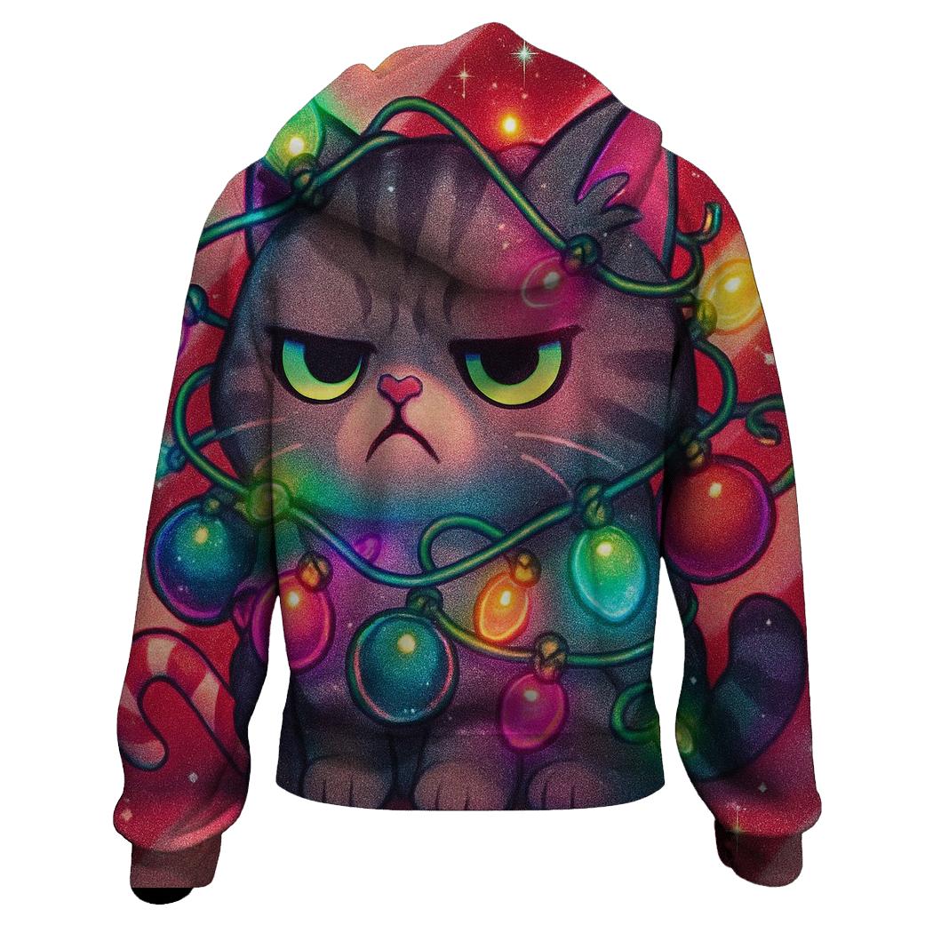 Grumpy Cat Tangled Lights hoodie designs