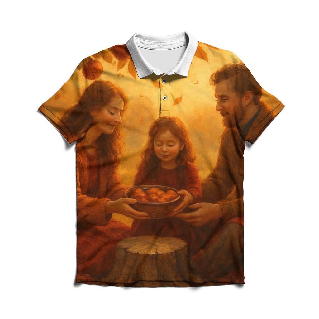 Sunset Orchard Blessing designer slim fit polos