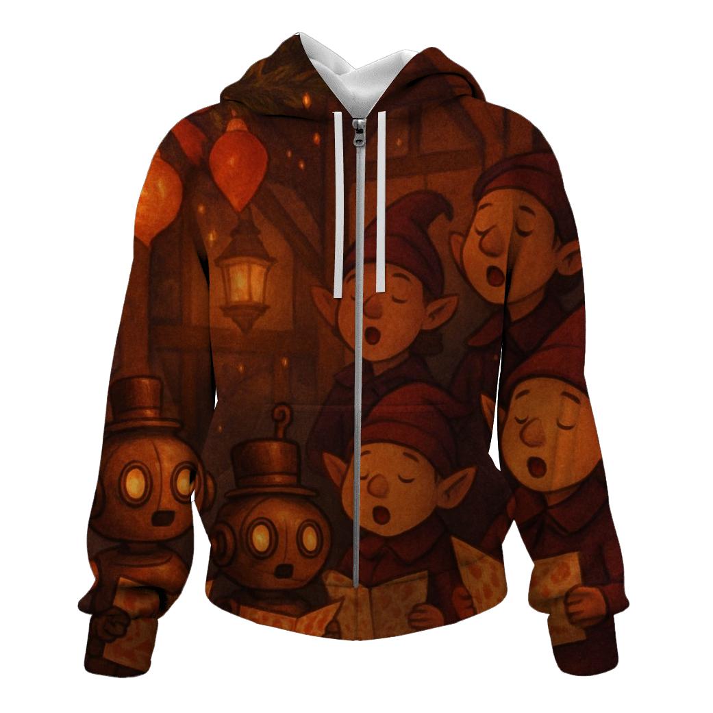 Elf Workshop Robot Choir heavyweight hoodies