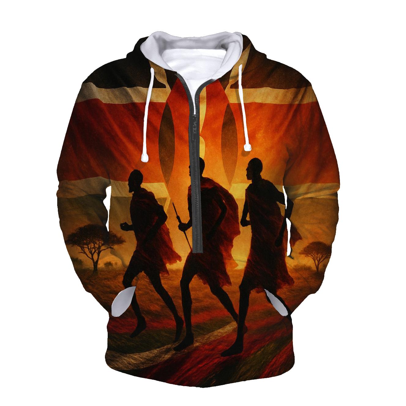Savannah Banner Kenya printed hoodies