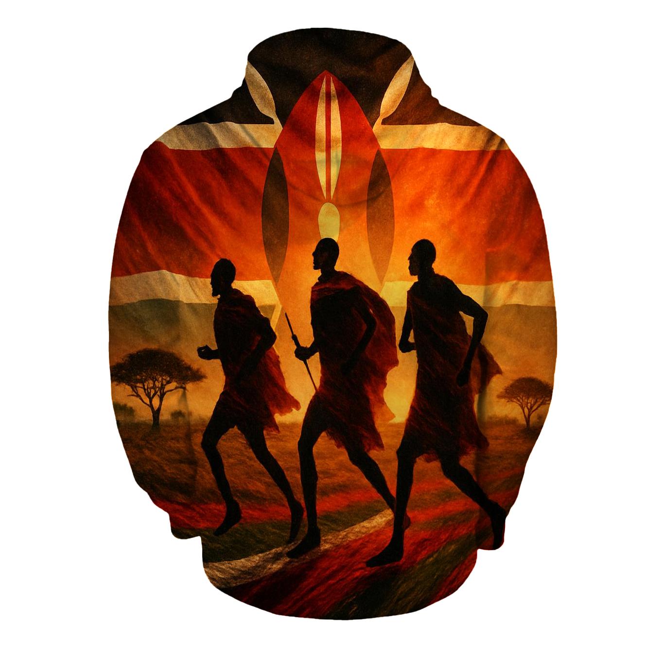 Savannah Banner Kenya printed hoodies