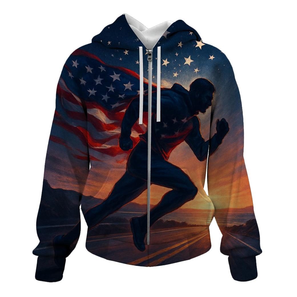 Constellation Banner Runner lightweight hoodies