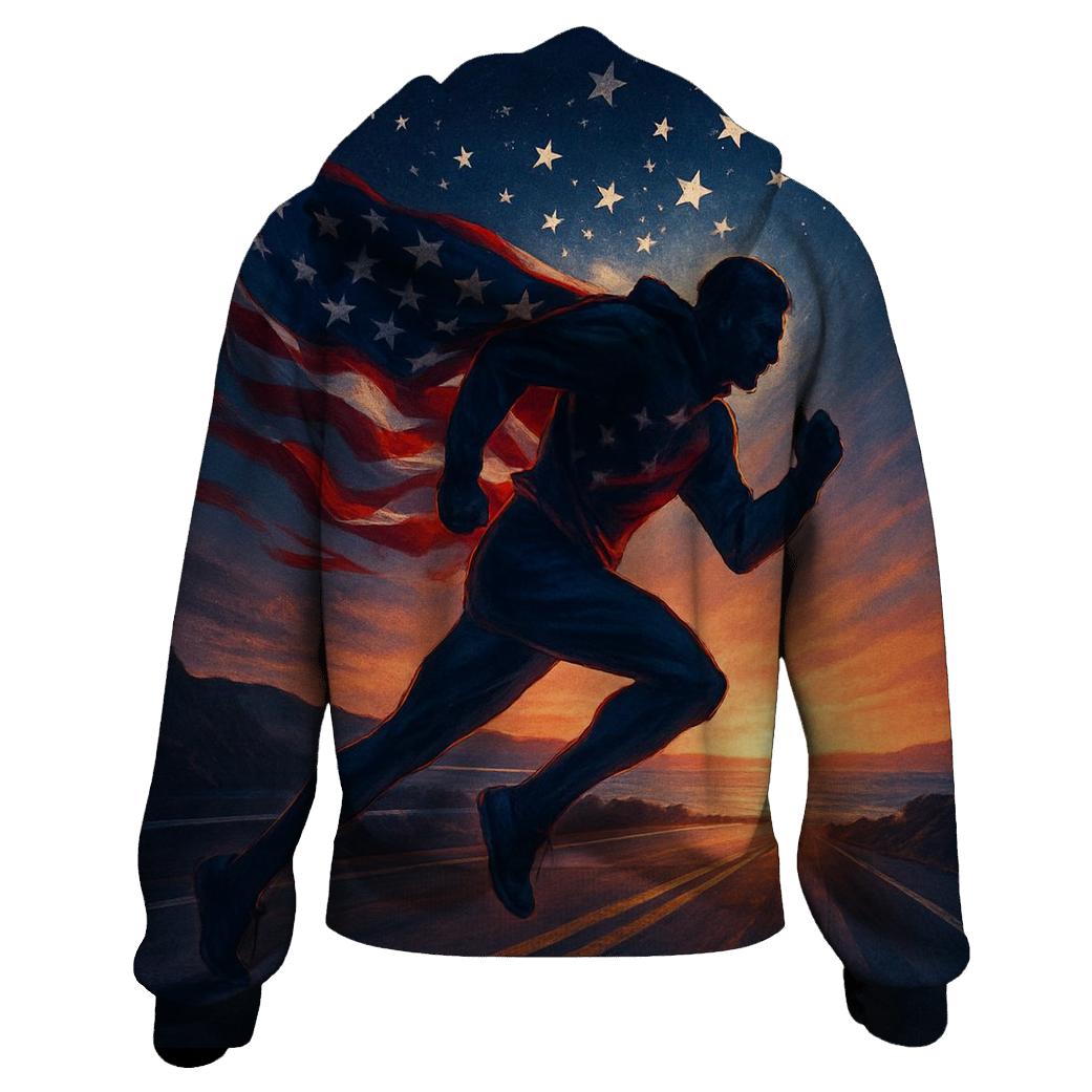 Constellation Banner Runner lightweight hoodies