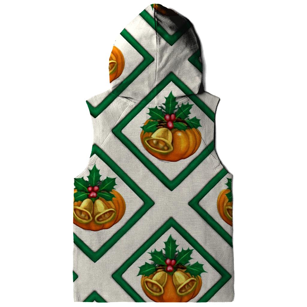 Holly Lattice Pumpkin Tiles printed hoodies