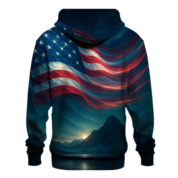 Aurora Stripes printed hoodies