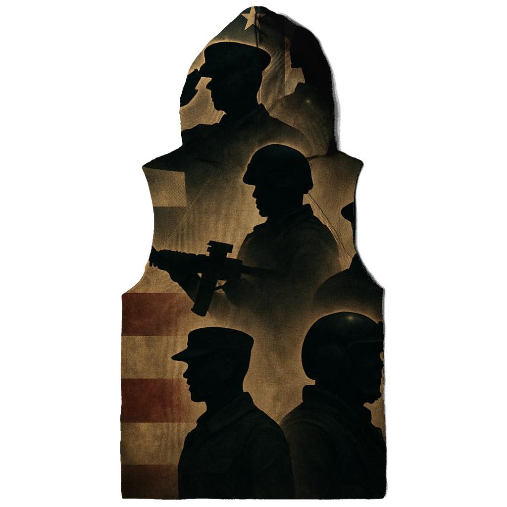 Silhouette Remembrance Banner graphic hoodies