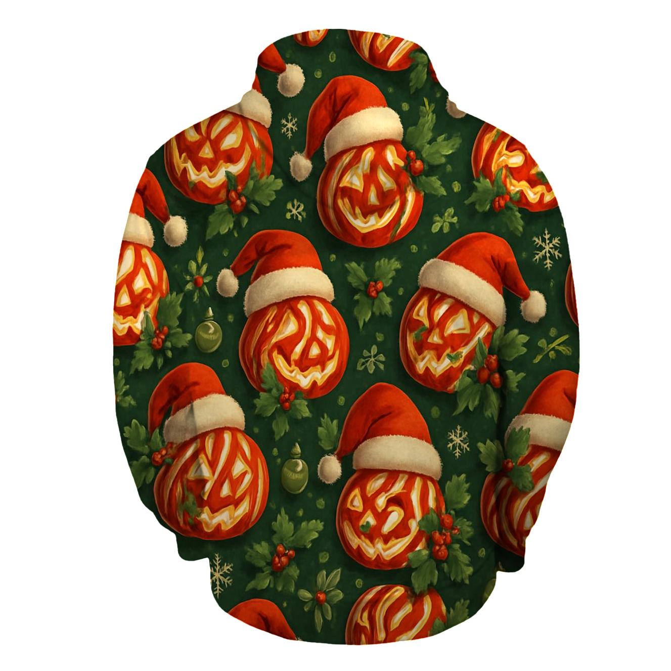 Yuletide Pumpkin Tessellation hoodies fashion