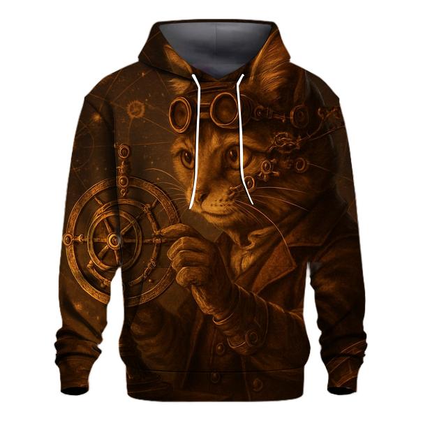 Clockwork Navigator Cat custom hoodies