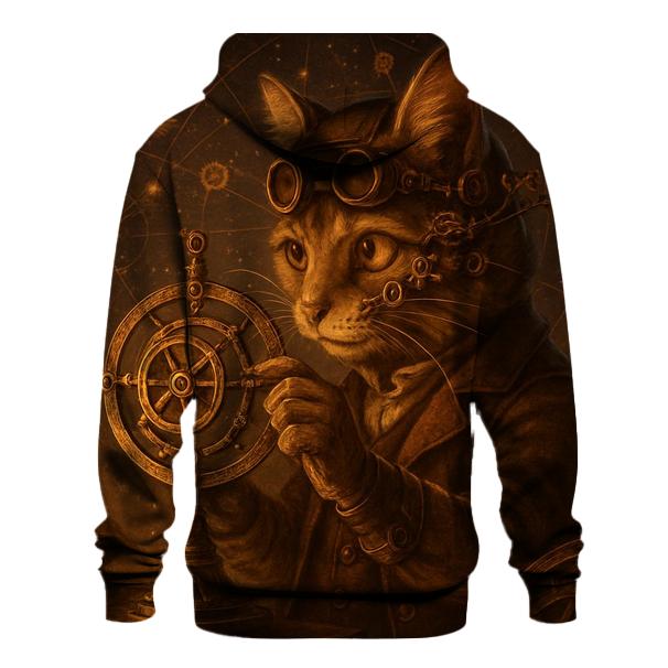 Clockwork Navigator Cat custom hoodies