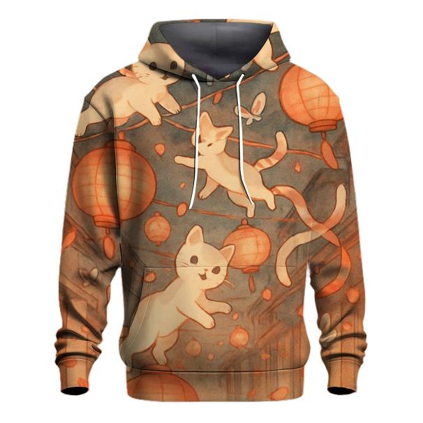 Paper Lantern Alley Kittens heavyweight hoodies