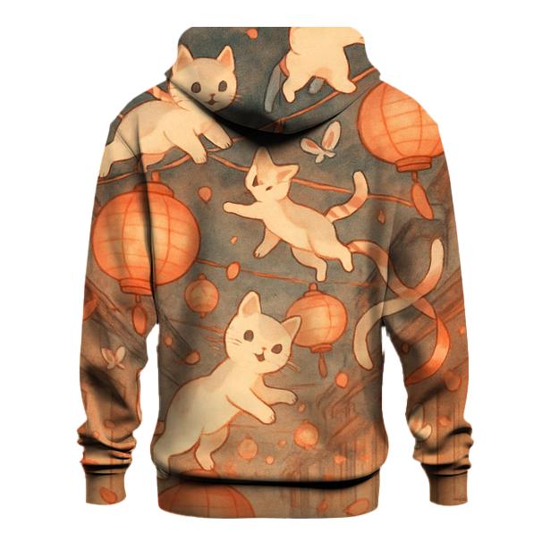 Paper Lantern Alley Kittens heavyweight hoodies