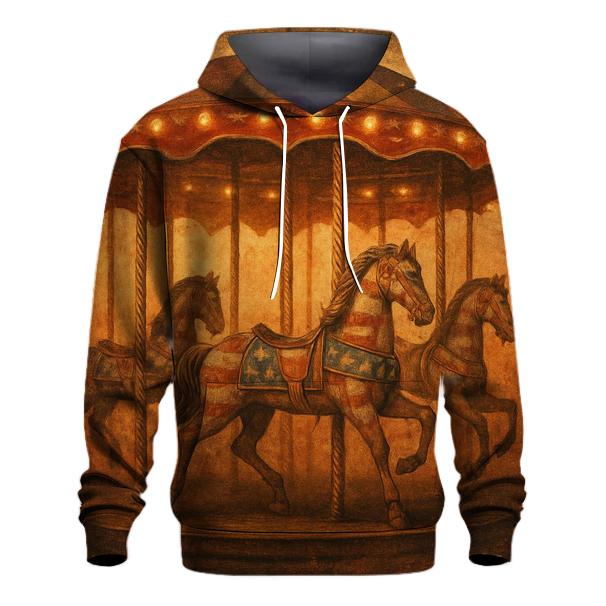 Vintage Carousel Of Stripes pullover hoodies