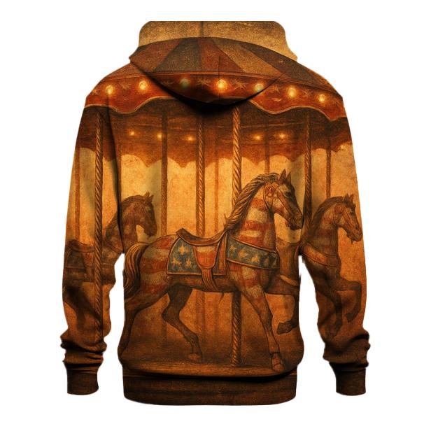 Vintage Carousel Of Stripes pullover hoodies