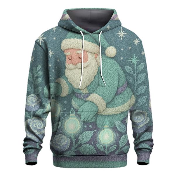 Frost Garden Santa custom hoodies
