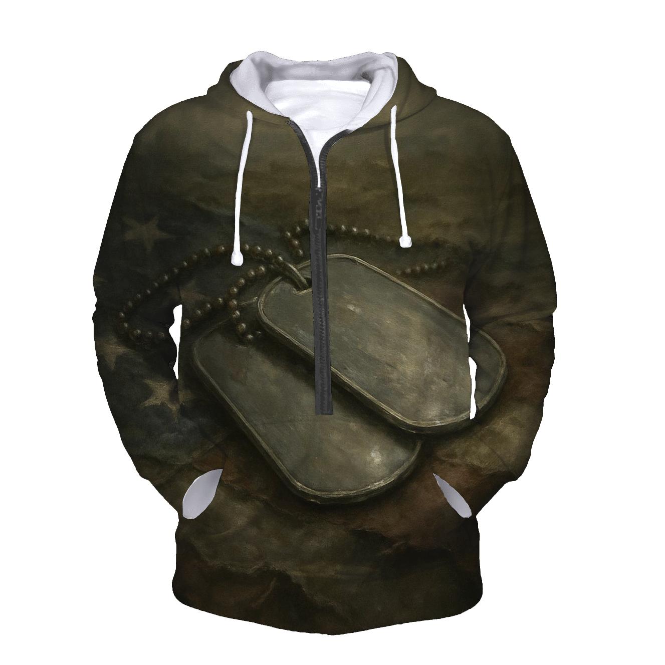 Dog Tags Of Memory custom hoodies