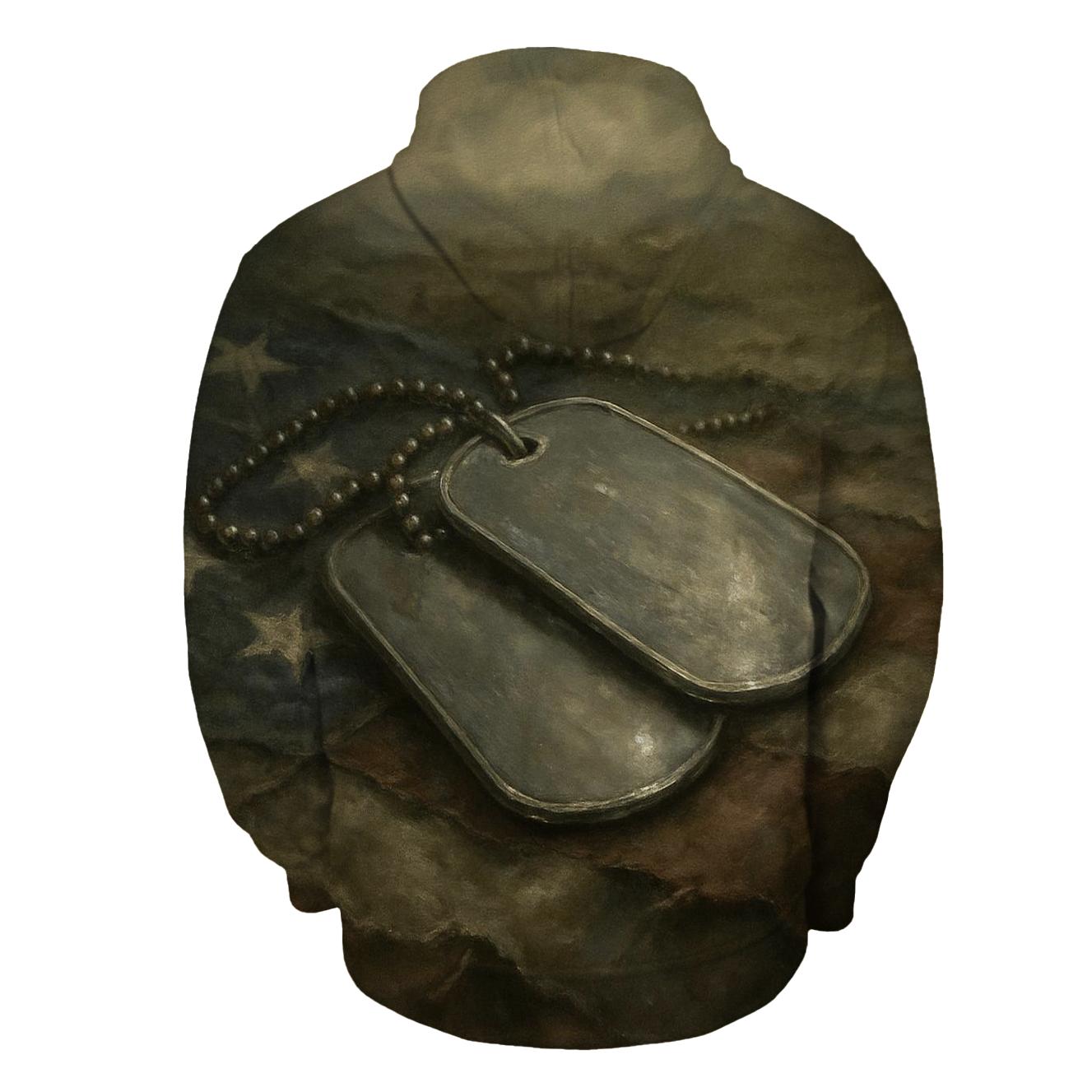 Dog Tags Of Memory custom hoodies