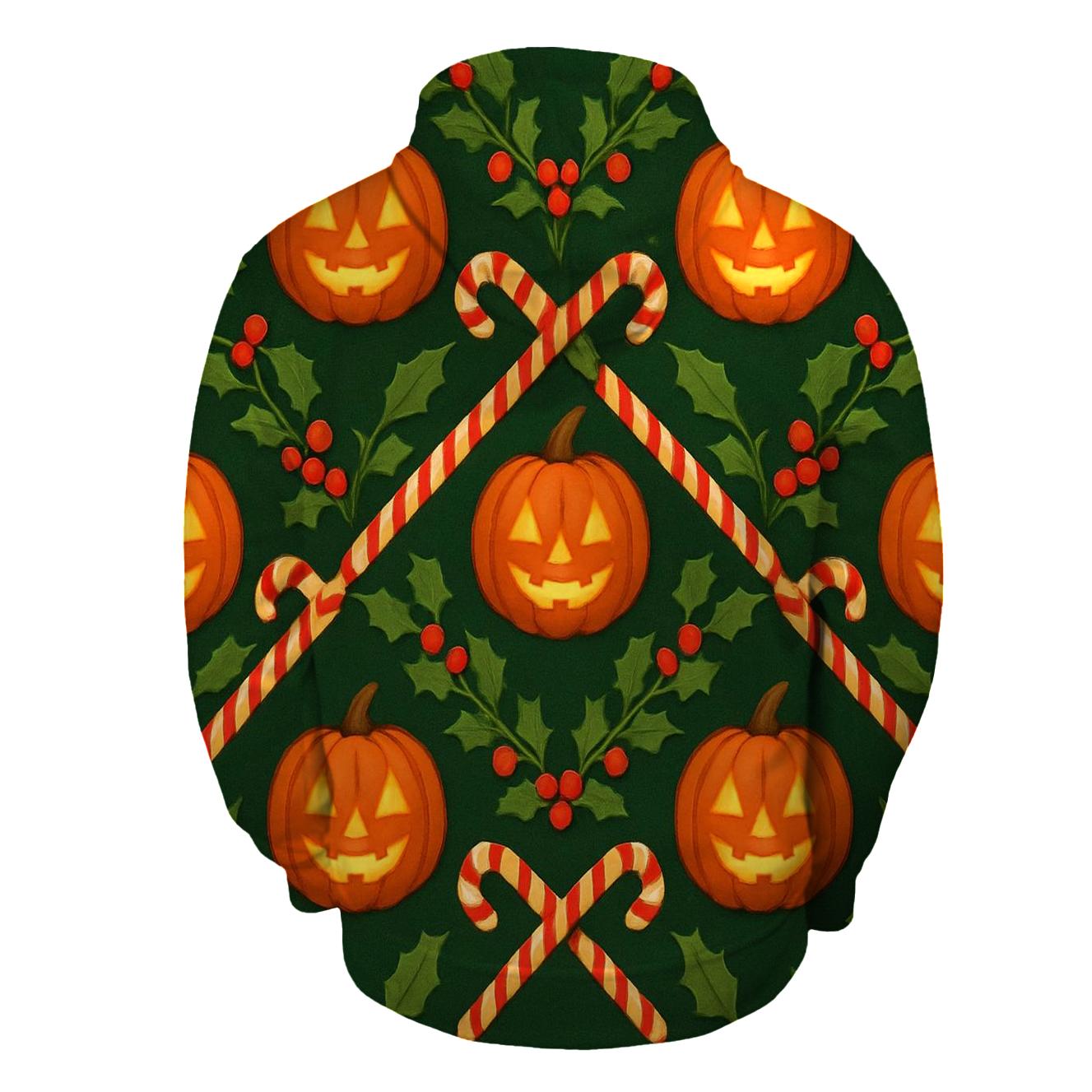 Noel Pumpkin Chevron Flow graphic hoodies