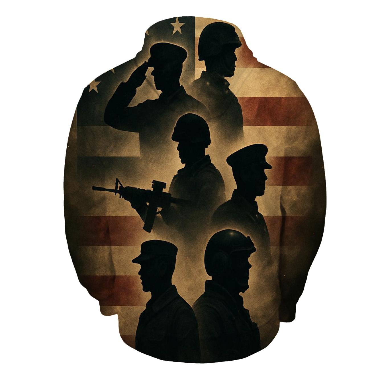 Silhouette Remembrance Banner hoodie designs