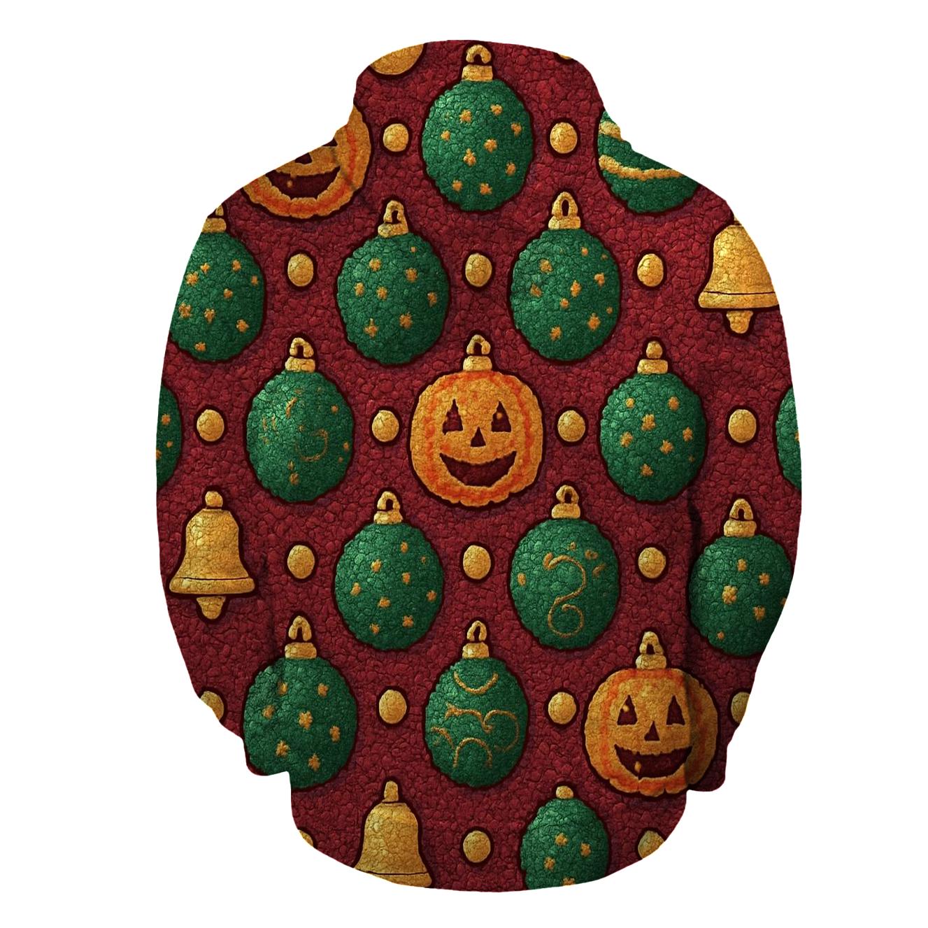 Candy Circle Pumpkin Mosaic pullover hoodies