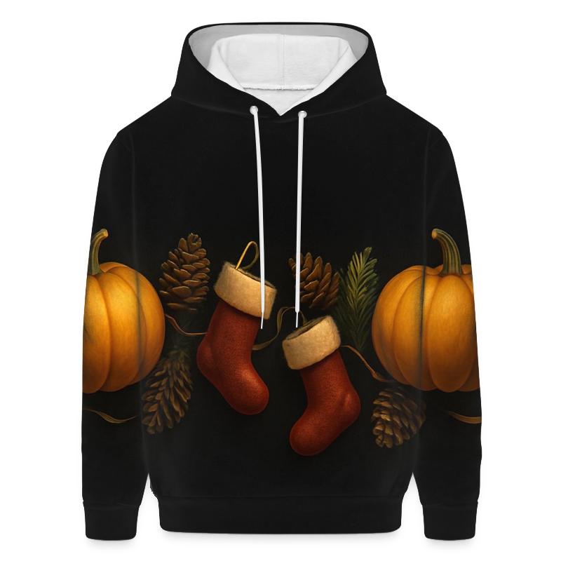 Silent Night Pumpkin Border hoodie styles