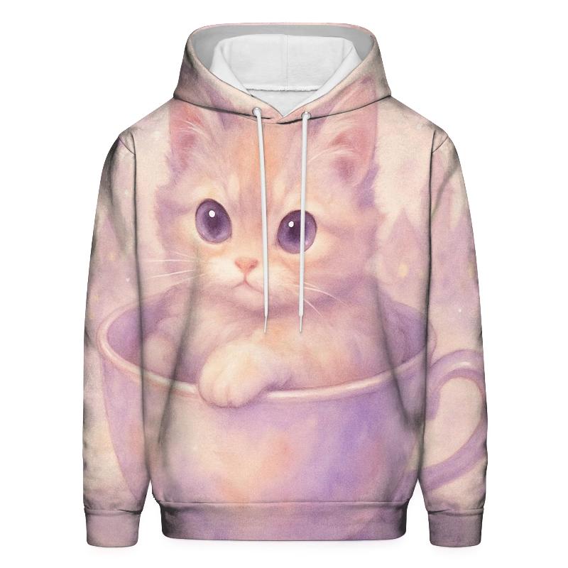 Lavender Tea Dreamer printed hoodies