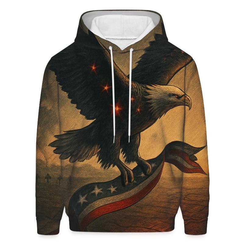 Eagle Over Service pullover hoodies