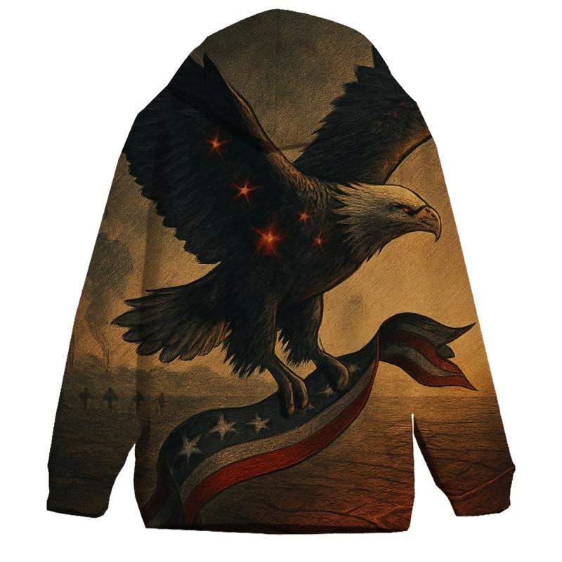 Eagle Over Service pullover hoodies