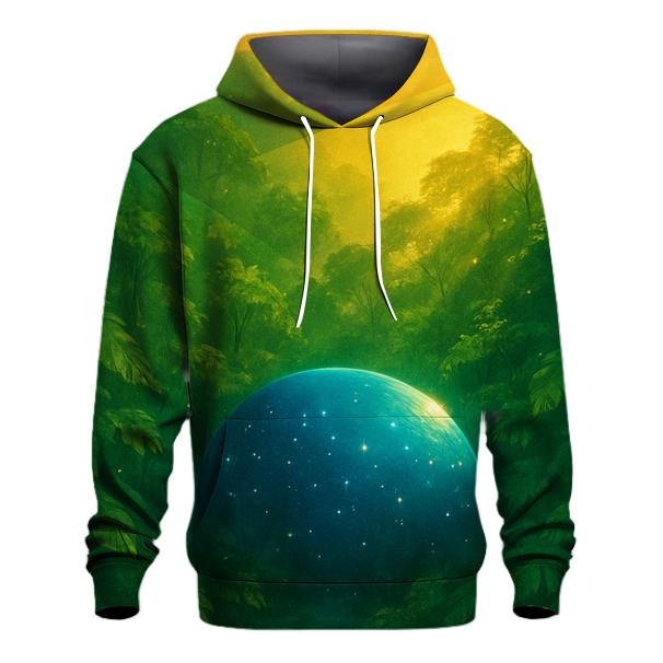 Amazon Mosaic Green Brazil zip-up hoodies