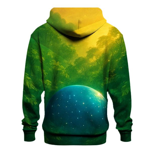 Amazon Mosaic Green Brazil zip-up hoodies