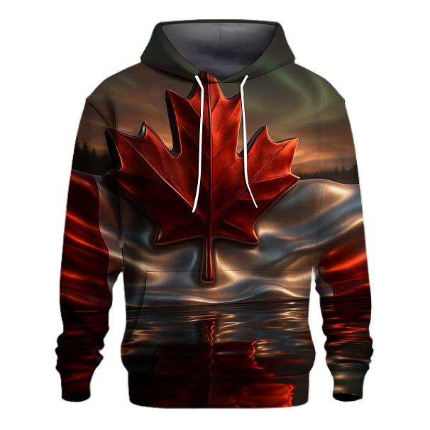 Maple Reflection Canada zip-up hoodies
