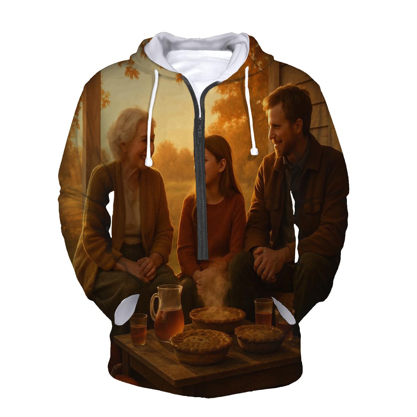 Golden Porch Gathering lightweight hoodies