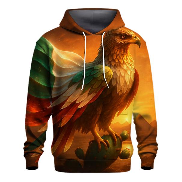 Eagle Serpent Mexico pullover hoodies