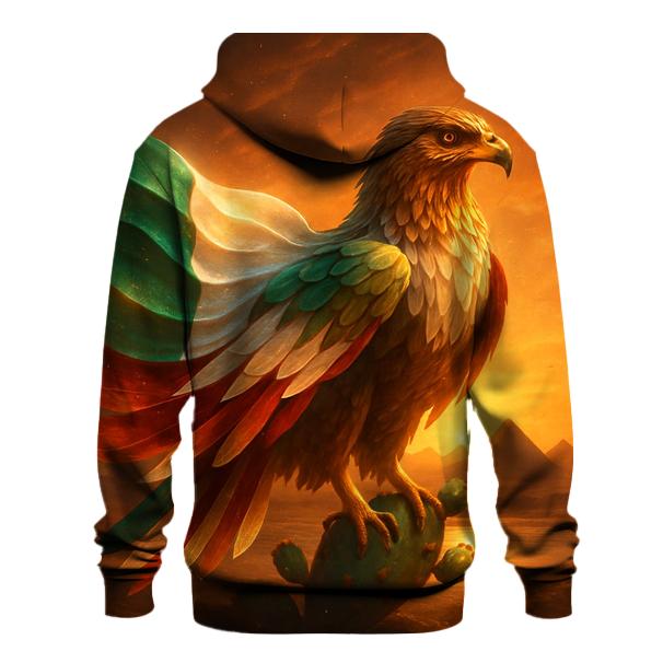 Eagle Serpent Mexico pullover hoodies
