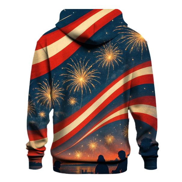 Firework Ribbon Horizon pullover hoodies